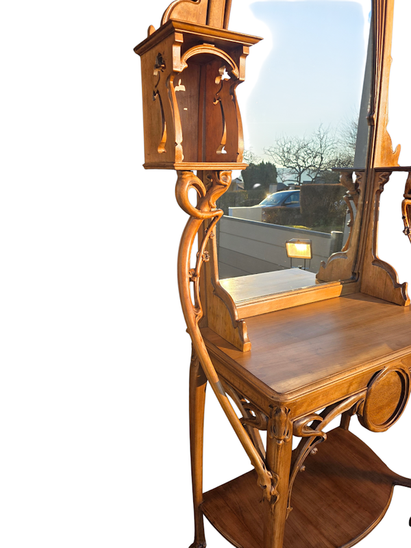 Louis Brouhot Importante Console "Aux Iris" – Image 16