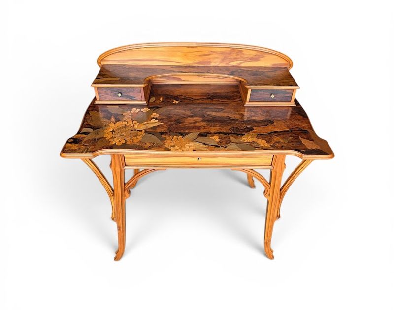 Emile Gallé Bureau “Hydrangea et Papillons”