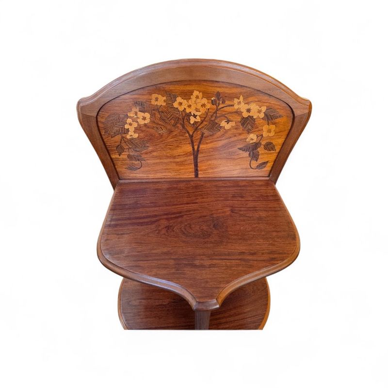 Camille Gauthier Sellette Marquetée “Décor Floral” – Image 3