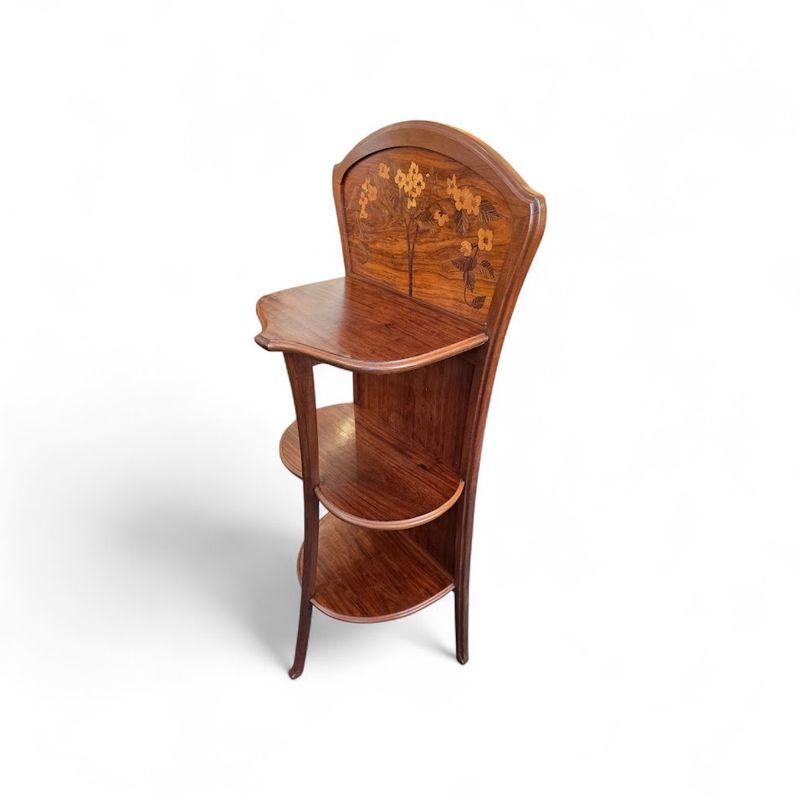 Camille Gauthier Sellette Marquetée “Décor Floral” – Image 6