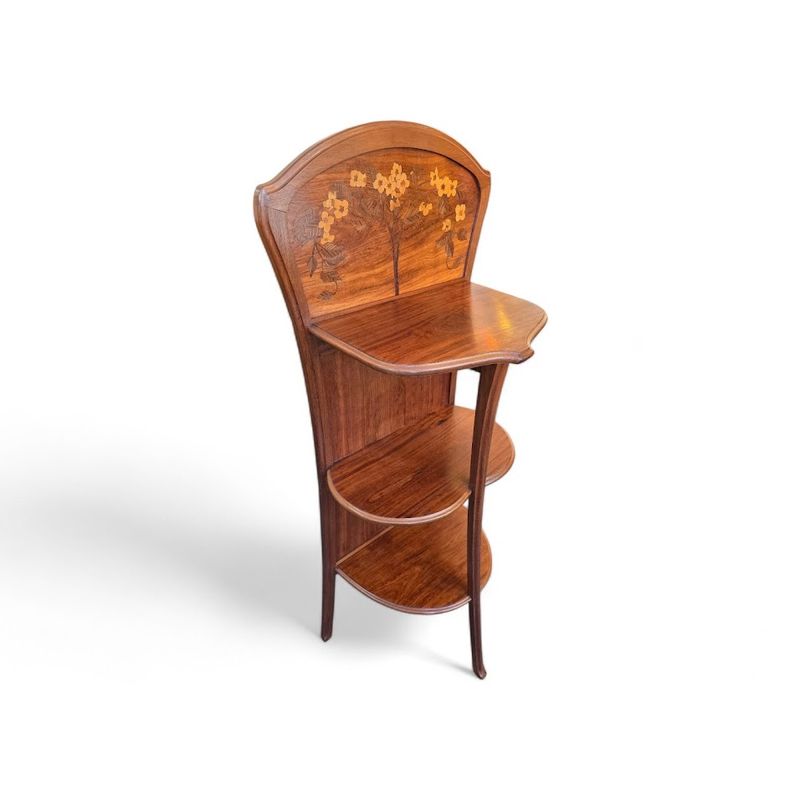 Camille Gauthier Sellette Marquetée “Décor Floral” – Image 7