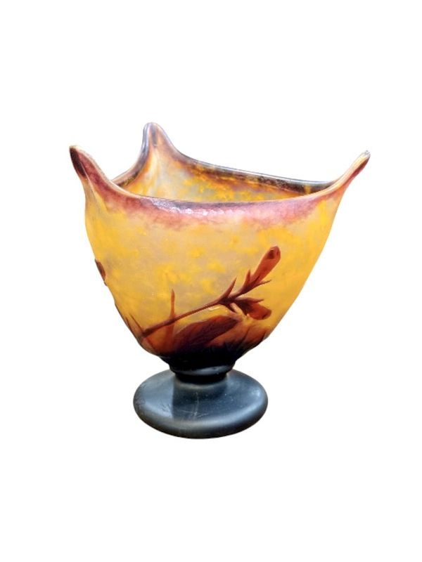 Daum Nancy Vase “Fleurs de Tabac” – Image 2