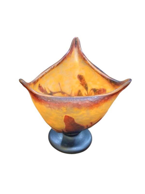 Daum Nancy Vase “Fleurs de Tabac” – Image 3