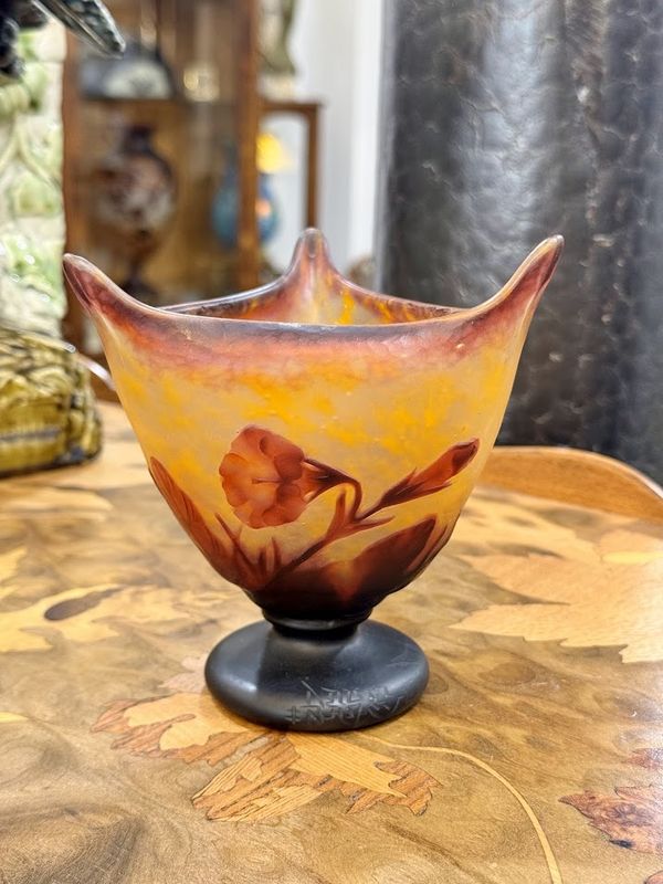 Daum Nancy Vase “Fleurs de Tabac” – Image 8