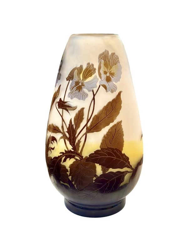 Emile Gallé Vase “Aux Pensées”