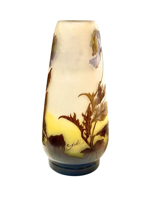 Emile Gallé Vase “Aux Pensées” – Image 3