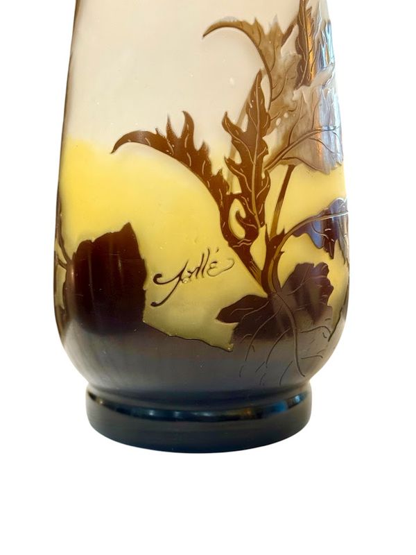 Emile Gallé Vase “Aux Pensées” – Image 4
