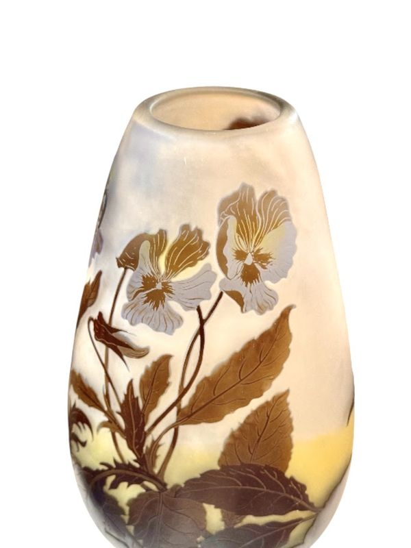 Emile Gallé Vase “Aux Pensées” – Image 6