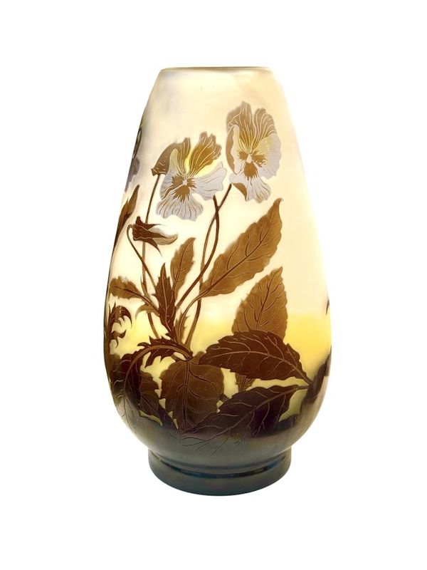 Emile Gallé Vase “Aux Pensées” – Image 8