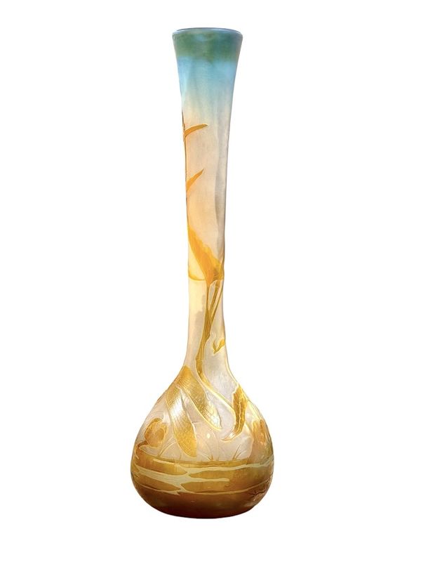 Emile Gallé Monumental Vase 'Libellule" – Image 4