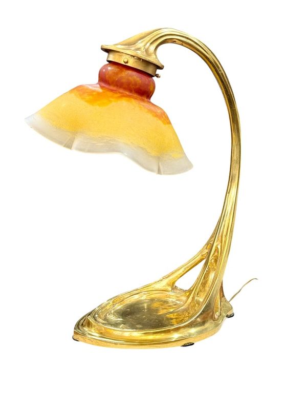 Daum Nancy Importante Lampe de Bureau