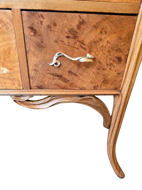 Emile Gallé Rare Commode 'L'orge" – Image 14