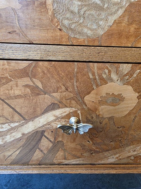 Emile Gallé Rare Commode 'L'orge" – Image 16