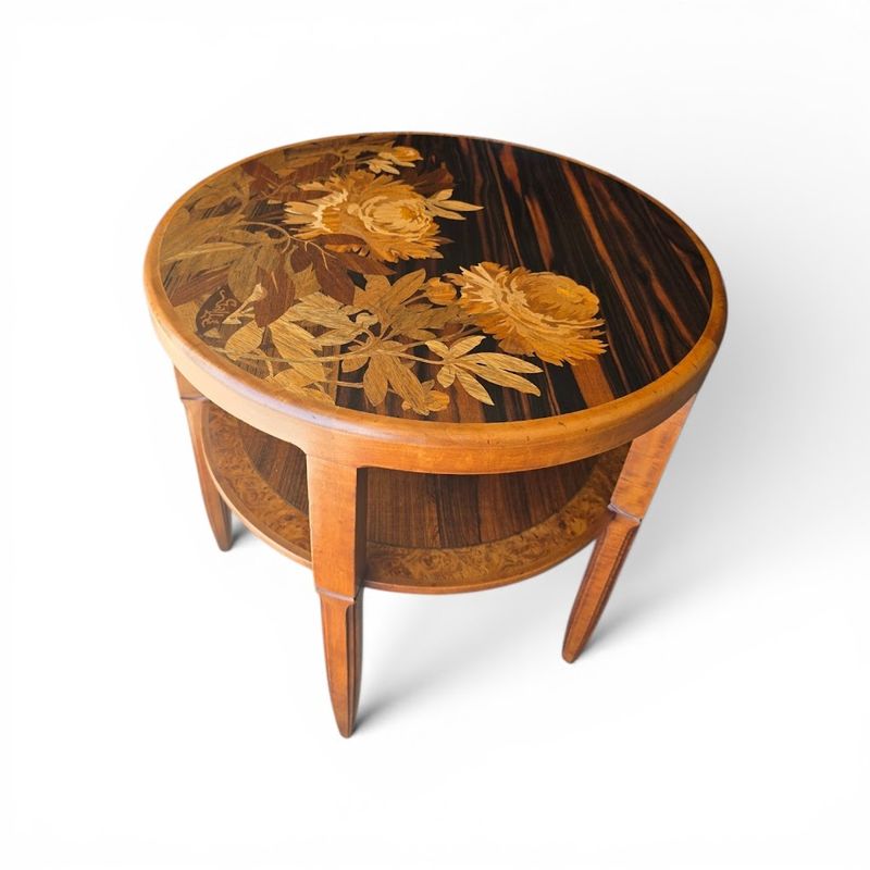 Emile Gallé Table Basse “Pivoines” – Image 6