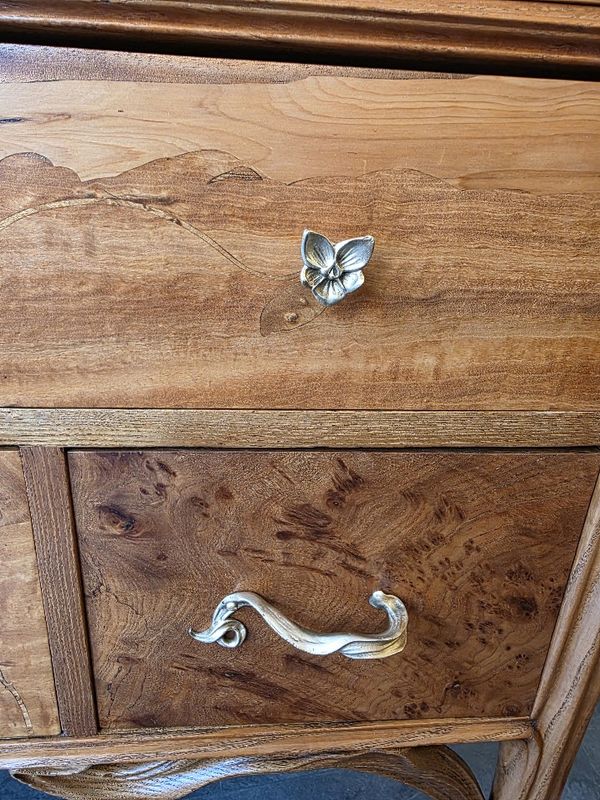 Emile Gallé Rare Commode 'L'orge" – Image 18