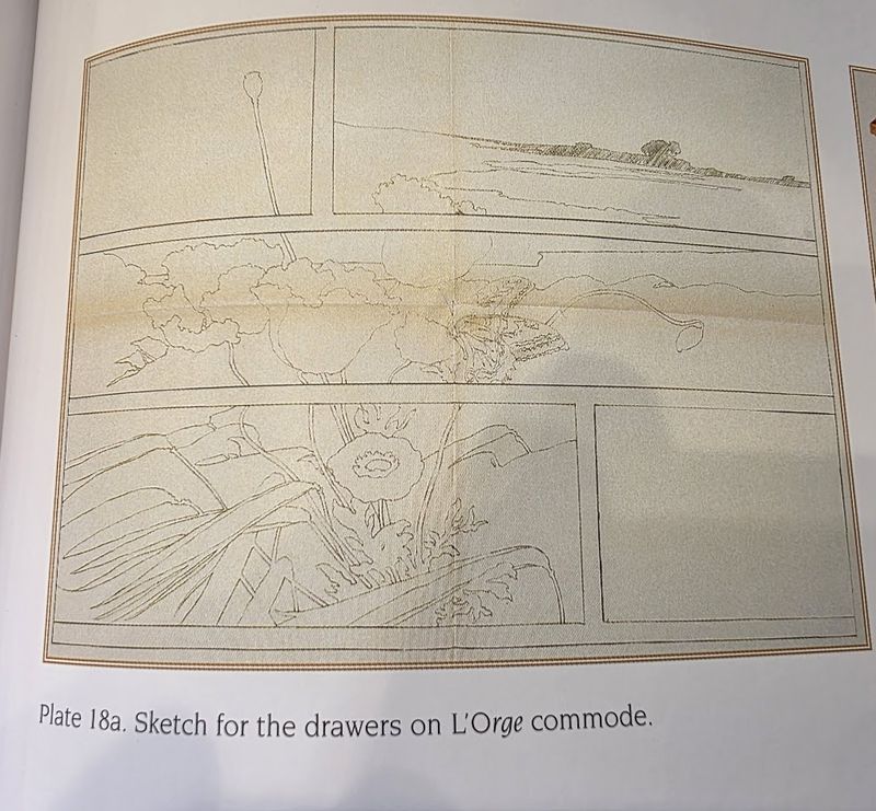 Emile Gallé Rare Commode 'L'orge" – Image 22