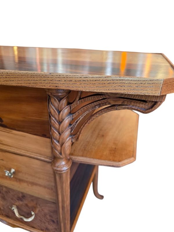 Emile Gallé Rare Commode 'L'orge" – Image 7