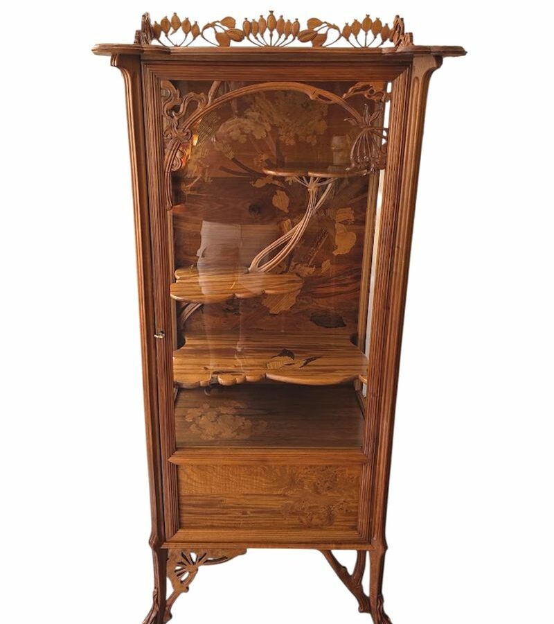 Emile Gallé Vitrine "La Berce des Près"