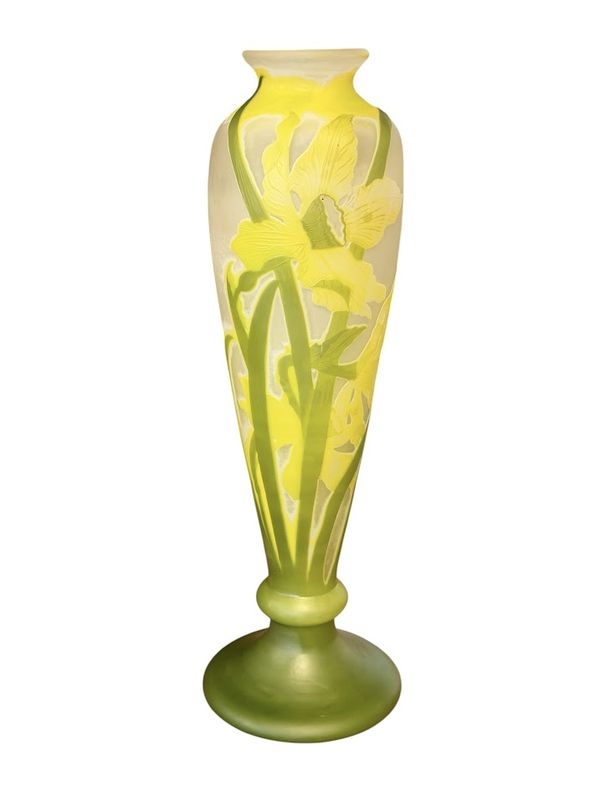 Emile Gallé Vase “Narcisses”