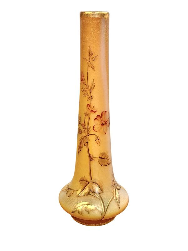 Daum Nancy Vase Décor "Anémones"