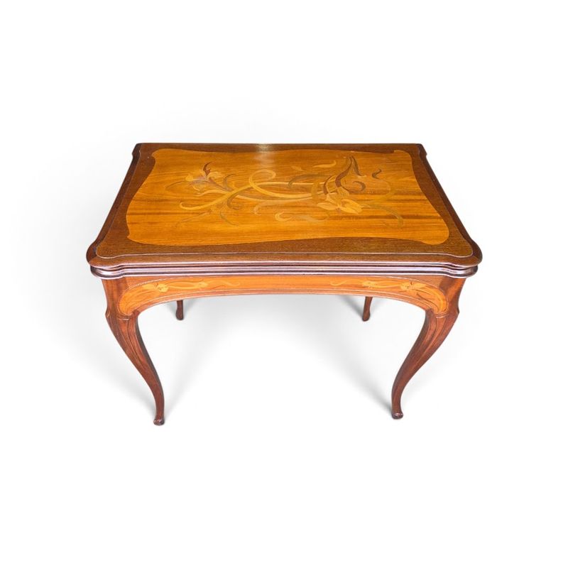 Table à Jeux Art Nouveau "Iris"
