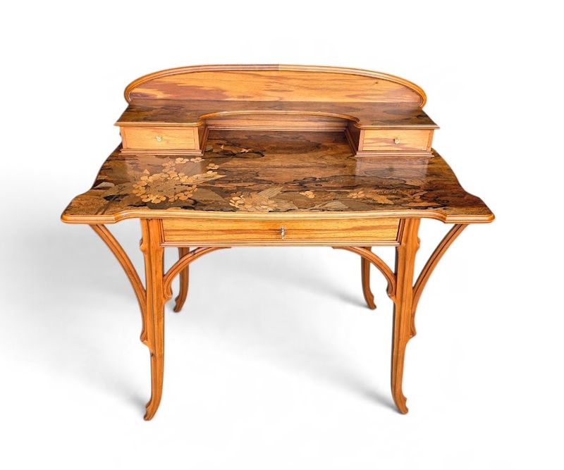 Emile Gallé Bureau “Hydrangea et Papillons”