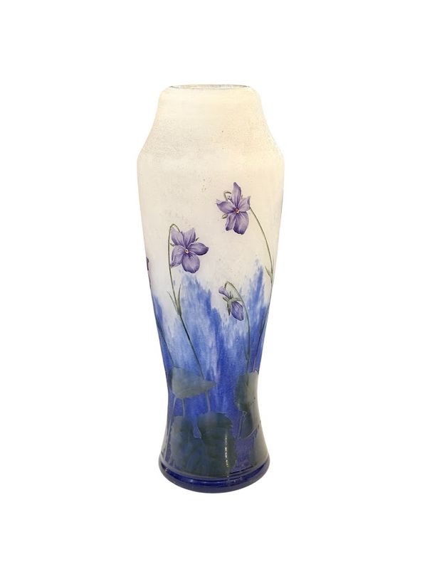 Daum Nancy Vase "Aux Violettes"